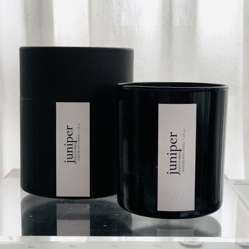 Boîte-cadeau noire Hinoki