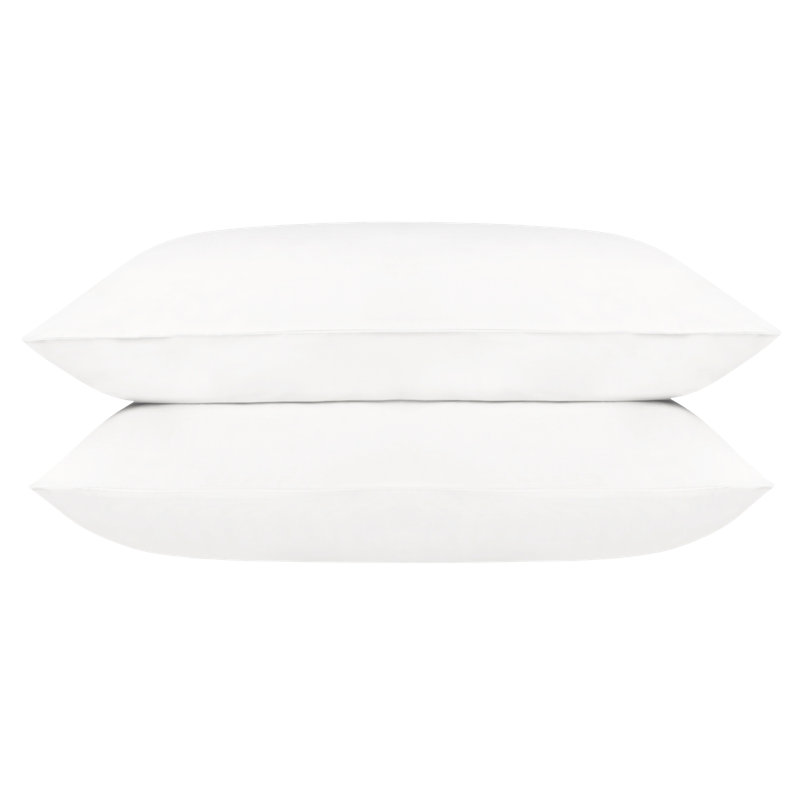Taie d'oreiller en percale 100% coton biologique percale, 400 fils au pouce carré, certifié GOTS, lisse et évacuant l'humidité