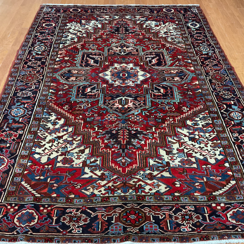 HERAT ORIENTAL Handmade Heriz Wool Rug