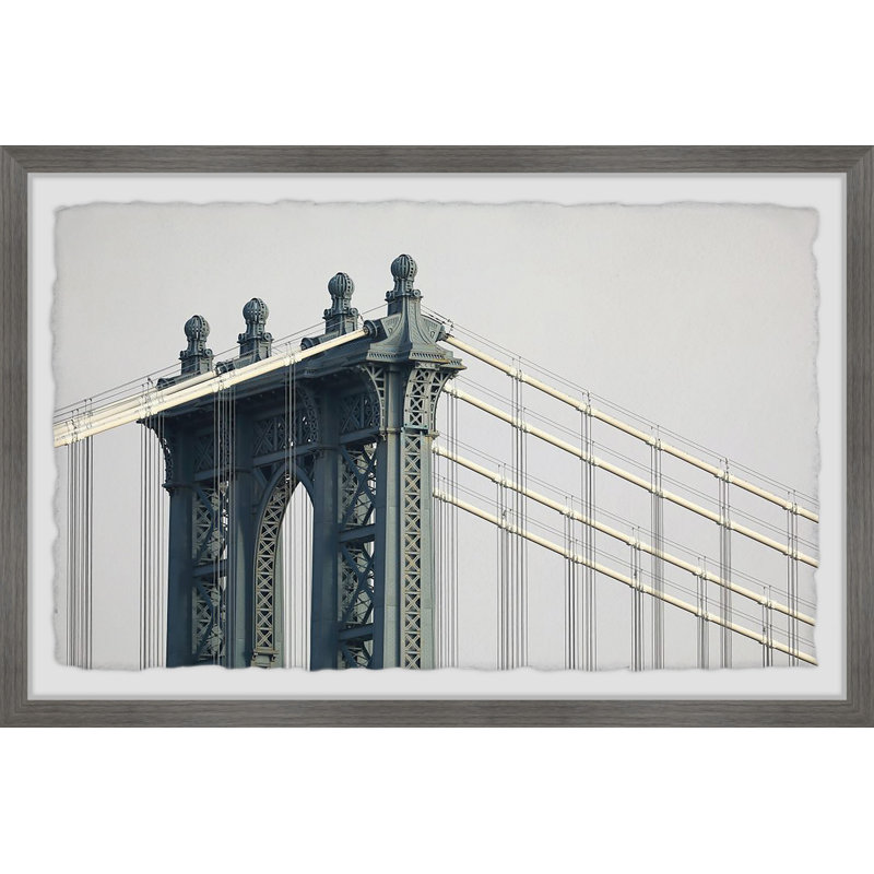 The Bridge - Single Picture Frame Print, 61cm H x 91cm W x 3.81cm D