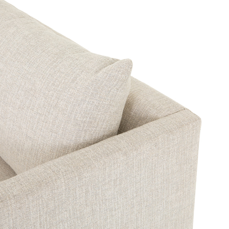 Wickham Sofa Bed, 33" H x 86.5" W x 38" D, Alameda Snow
