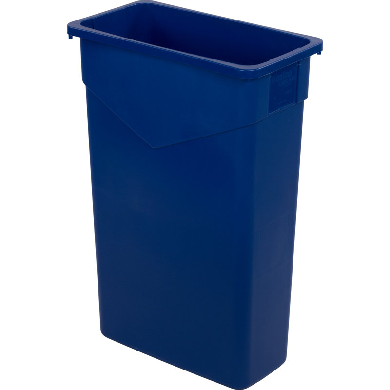 Poubelle 23 gallons trimline, Bleu