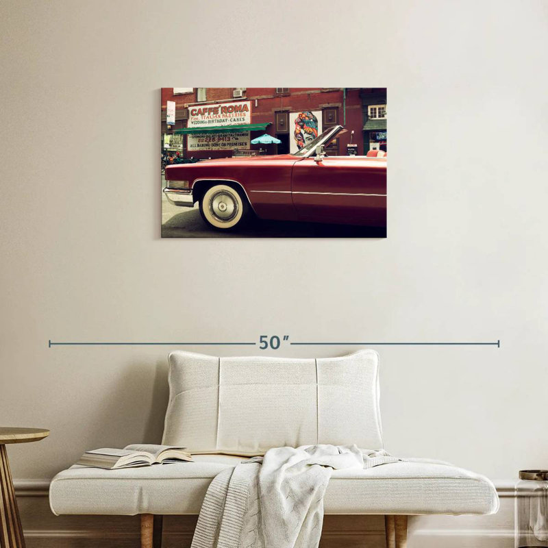Mehar Red Cadillac, 20" H x 30" W