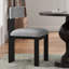 Chaises de salle à manger rembourrées sans accoudoirs avec pieds en métal (ensemble de 2)-195033270-195033269