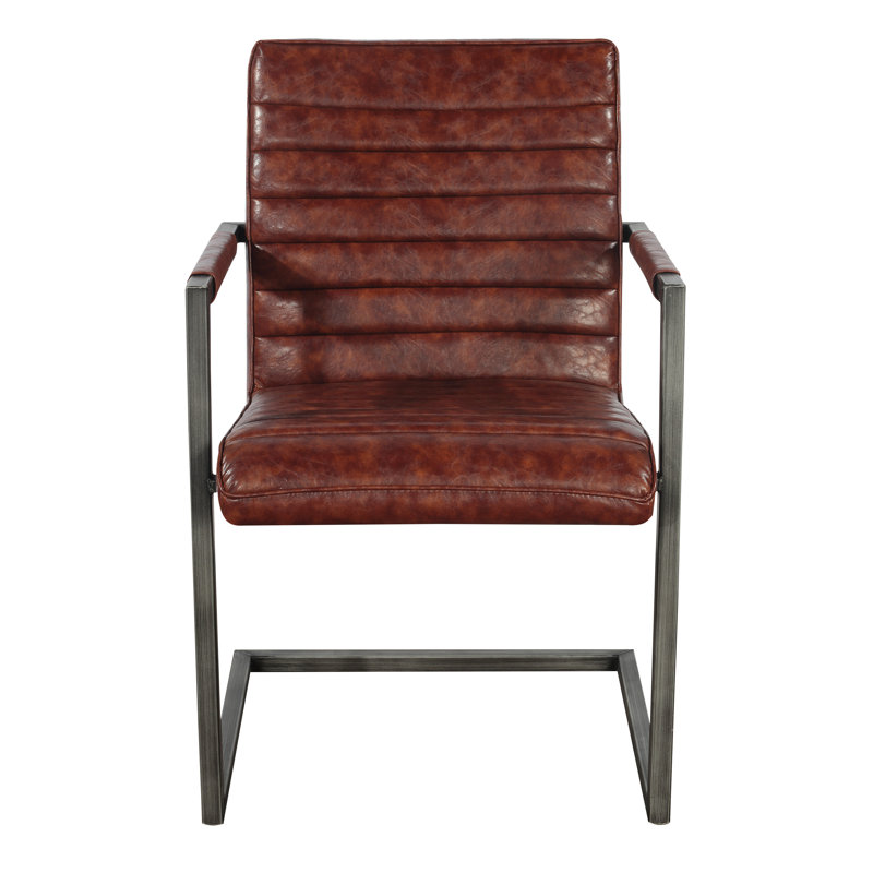 Faux Leather Armchair