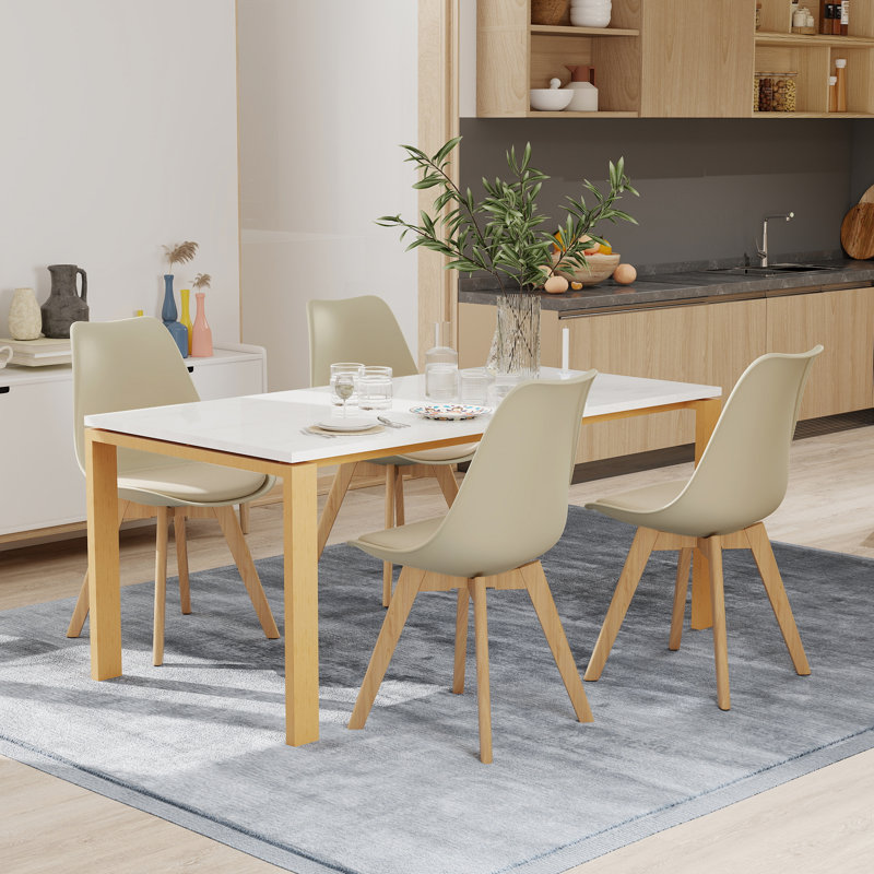 Pascal Upholstered Side Chair, Cream