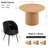 Round Table With Set Of Four Barrel Chairs-1246870916
