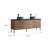 Northup 72 " W Freestanding Standard 2 Double Vanity Bathroom Vanity With Stone Top