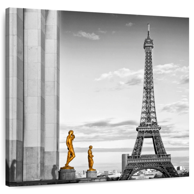 Lilie Eiffel Tower View, 39" H x 39" W
