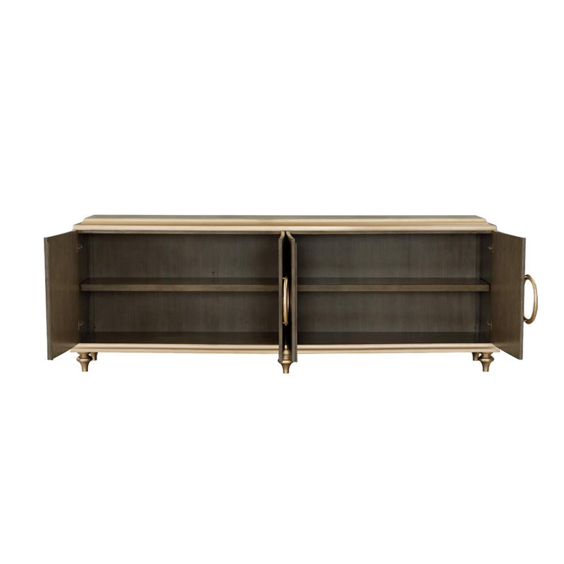 Console avec poignées surdimensionnées en bois Johnston