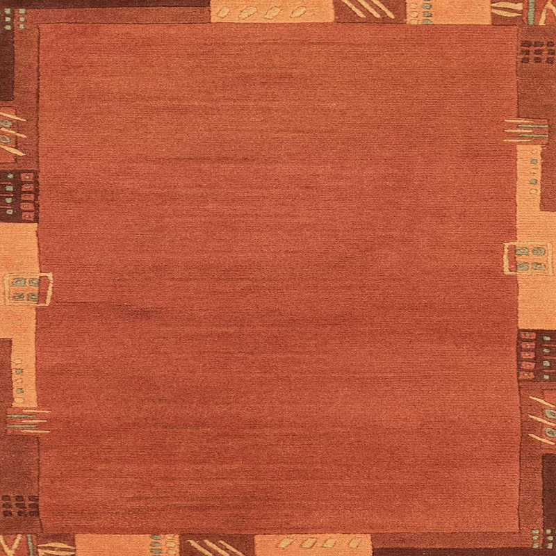Abstract Indoor Rug, Square 4'