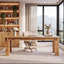 Solid Wood Computer Desk
