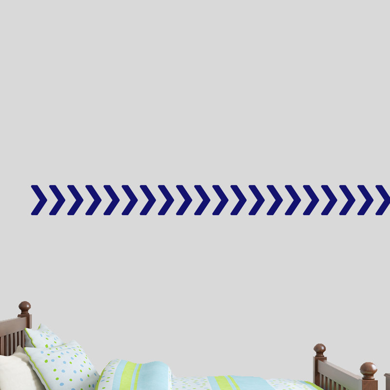 Adhésif décoratif enfants Zoomie, Bleu marine