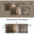 Brown Grey Kitchen Curtains Abstract Art Valances For Windows Blackout Window Treatment Valances Rod Pocket Curtain Valance For Bathroom Bedroom Living Room Cafe,52 X 18 Inch,2 Panel-121784717