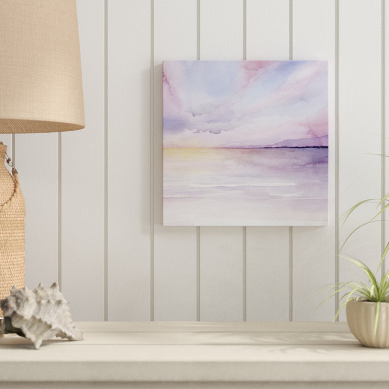 Pale Sunset II by Grace Popp - Wrapped Canvas Painting, 30cm H x 30cm W