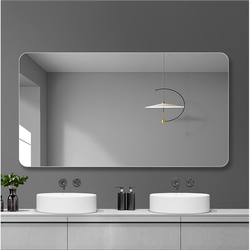 Miroir de salle de bain, miroir mural pour salle de bain anti-buée