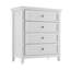 Commode à 4 tiroirs Farmhouse avec rangement pour chambre à coucher, vestibule ou salon-340603659