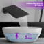 Robinet de baignoire et de douche à poignée simple à 1 jet avec 12 po Pomme de douche et douche à main (valve incluse)-108971365