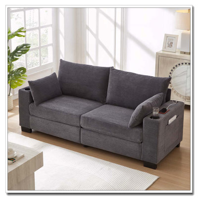 78"Corduroy Sofa