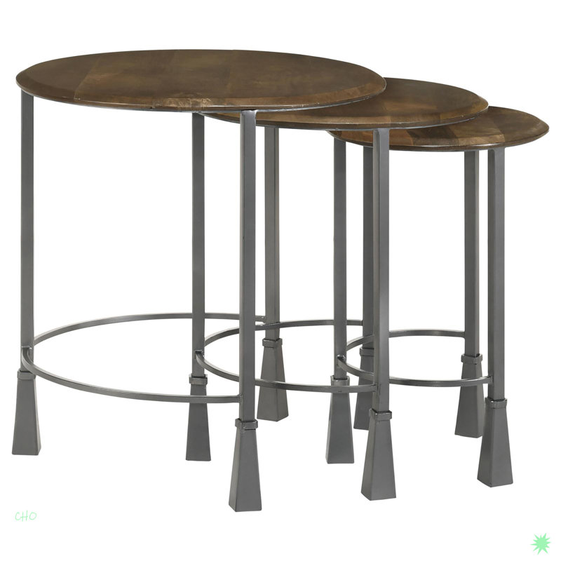 Table gigogne moderne 3 pièces