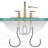 Widespread Double Handle Bathroom Faucet with Pop Up Drain-109325875