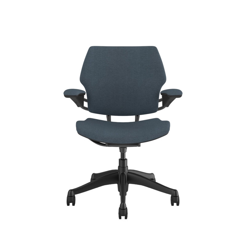 Chaise de travail ergonomique Freedom - Invité, Graphite, Blue - 78