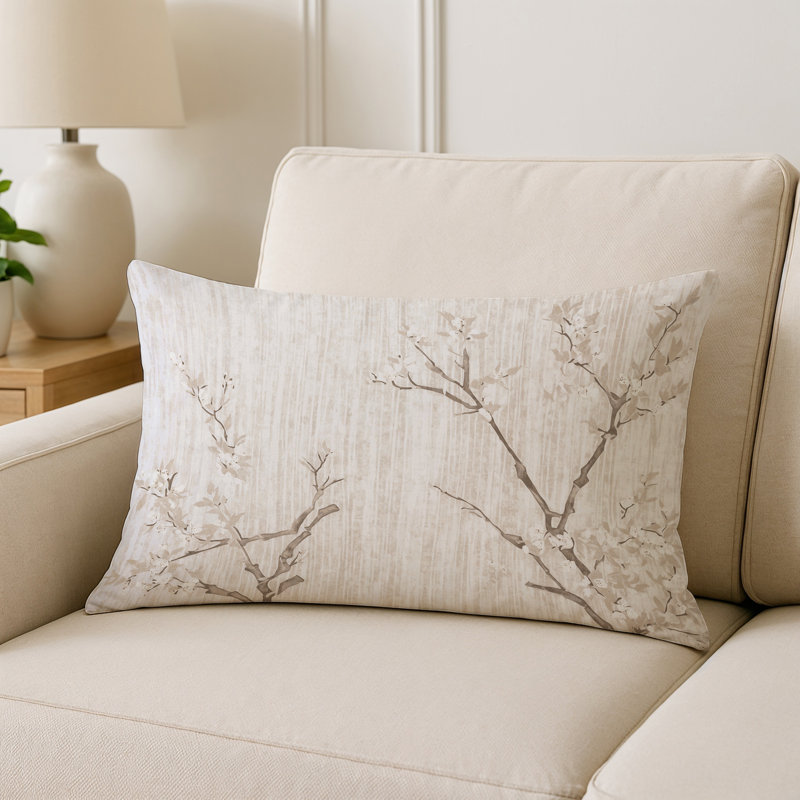 Coussin décoratif intérieur et extérieur Modern, Gris abstrait 199, Rectangle H 14 po x l 20 po