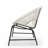 Outdoor Wicker Loveseat with Metal Frame for Patio-1324126813