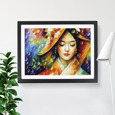Shimmering Geisha Vol.3 Abstract - Framed Print