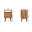 Nodaway 40cm W Solid Wood Bedside Table