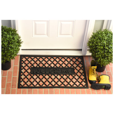 Asherville Non-Slip Geometric Outdoor Doormat