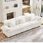 Canapé 3 places moderne en velours avec rangement sous chaque siège, canapé surdimensionné à assise profonde avec assise et dossier confortables, canapé 3 places avec accoudoirs moelleux Pillo-2000326361