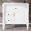 Meuble-lavabo 36 po avec lavabo, tiroir coulissant, porte à fermeture en douceur, bois massif et panneau de fibres à densité moyenne, tiroirs basculants et tablette réglable-220827947