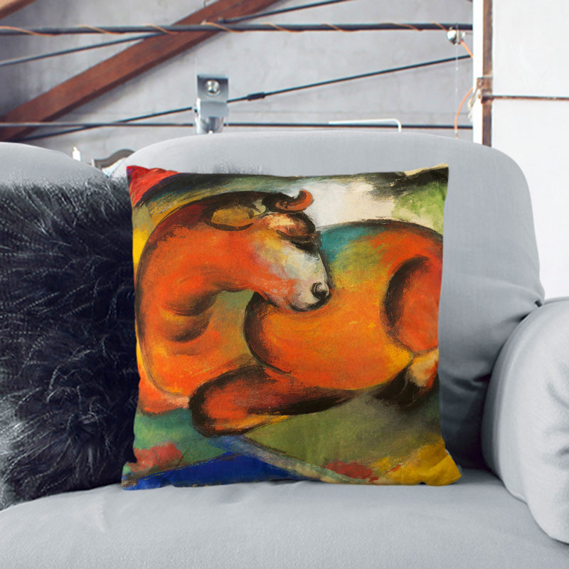 Square Cushion, 40cm H x 40cm W x 15cm D, Stone