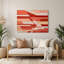 Hard Edge 22, art mural en métal beige-1877619388