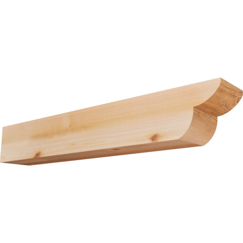 Queue de chevron lisse Crestline, Cèdre rouge de l'Ouest, H 6 po x l 36 po x P 5,5 po