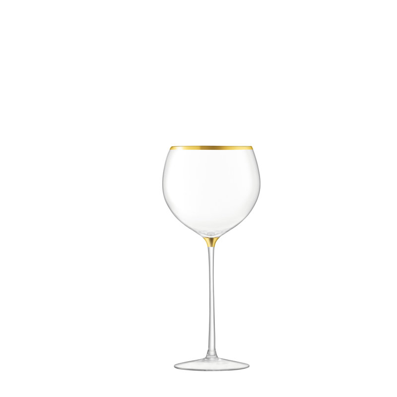 Deco Glass Wine Glass