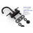 Oil Rubbed Bronze Rv Bathroom Faucet - 2 Handles. Modern Sink For 2/3 Hole. Solid Brass Plastic Structure, Stainless Steel 30 Minutes Quick Installation Method Easy Procedure-128924256