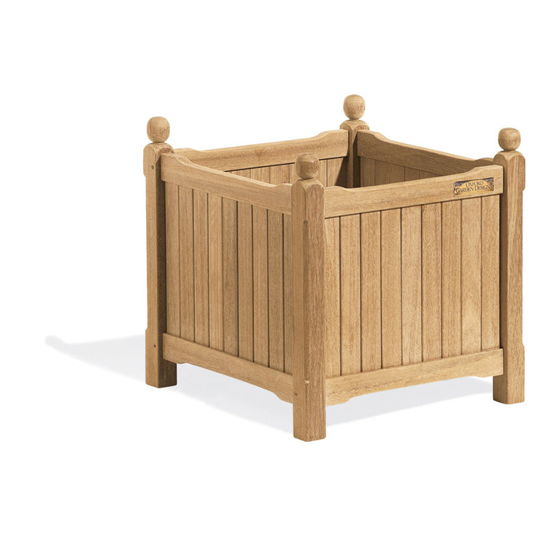 Pot à fleurs surélevé en bois, H 15 po x l 15 po x P 15 po