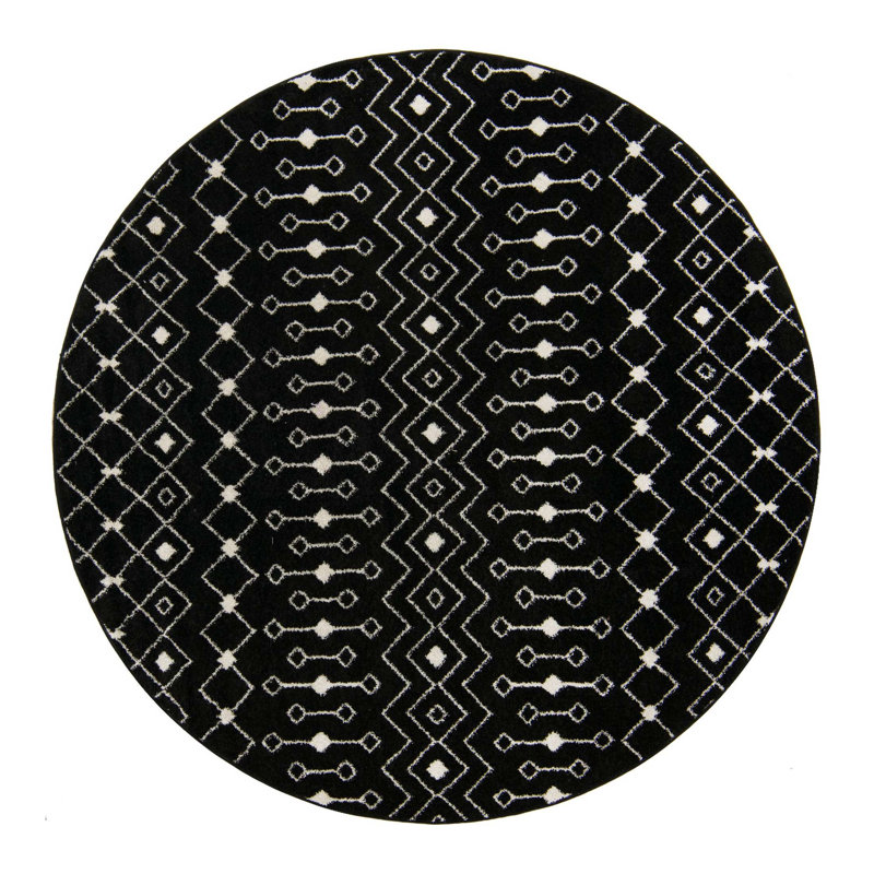 Somerville Geometric Indoor Rug, Round 7'10"