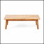 Ensemble de causeuse et table basse Brooklyn pour espaces de vie compacts - bois de teck, design moderne, sièges confortables et rangement élégant