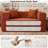 65Inch Floor Sofa Bed, 5-In-1 Convertible Sleeper Sofa With Removable Armrests, Corduroy Fabric Sofa Couch, No Assembly Required For Living Room, Dorm, Studio-1540789392