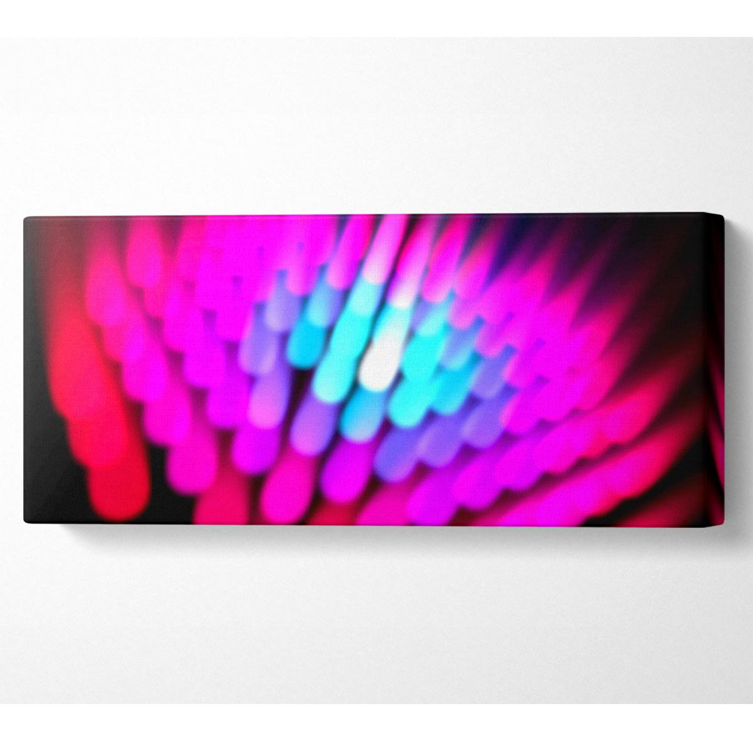 Shards Of Vibrant Lights - Panorama-Kunstdrucke auf Leinwand - Wrapped Canvas