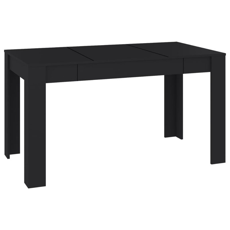 Table de salle à manger Kanosh, Noir