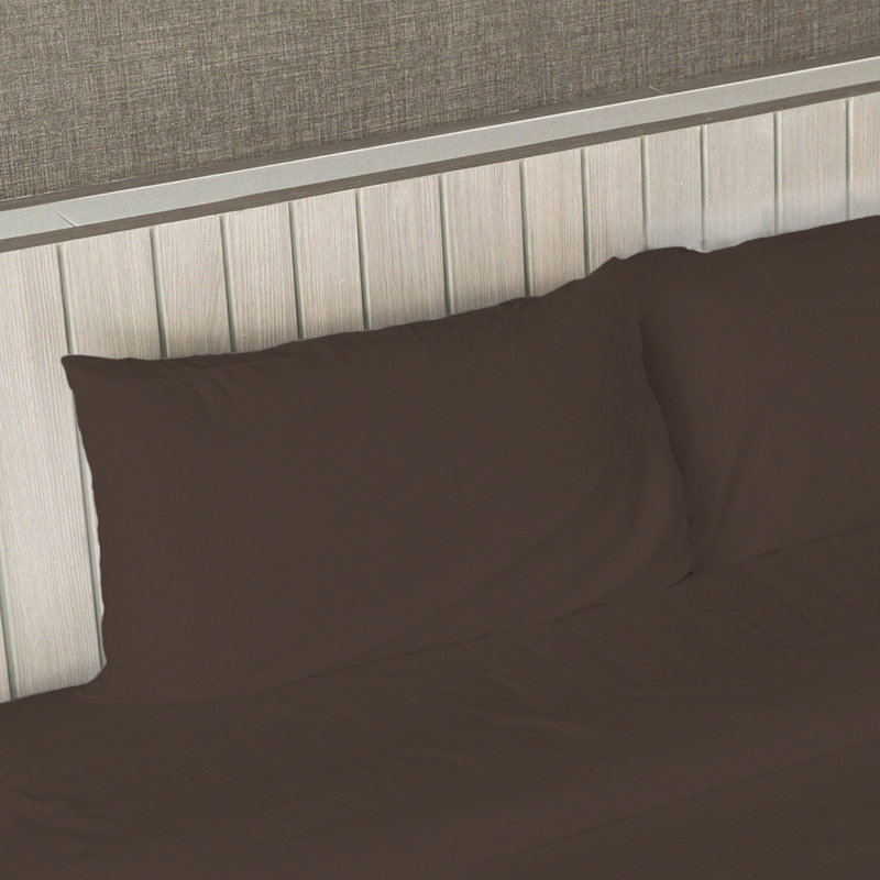 Sateen Sheet Set, California King, Chocolate