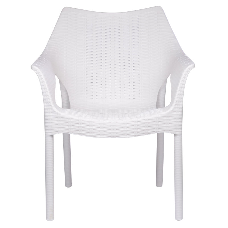 Ensemble repas 3 pièces avec chaises Cambridge et table Solora, blanc