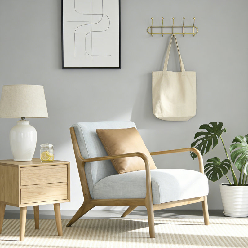 Lounge Chair, Light Blue