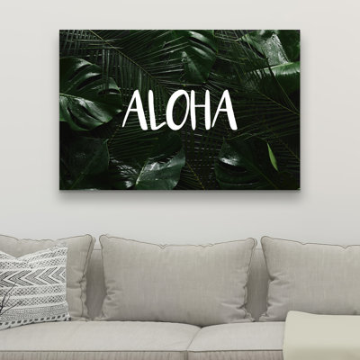 Tropical Aloha - Toile pour décoration intérieure | Reproduction d'art
