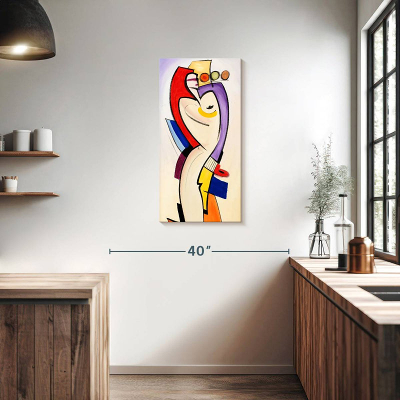 Chrome Curves, 36" H x 18" W