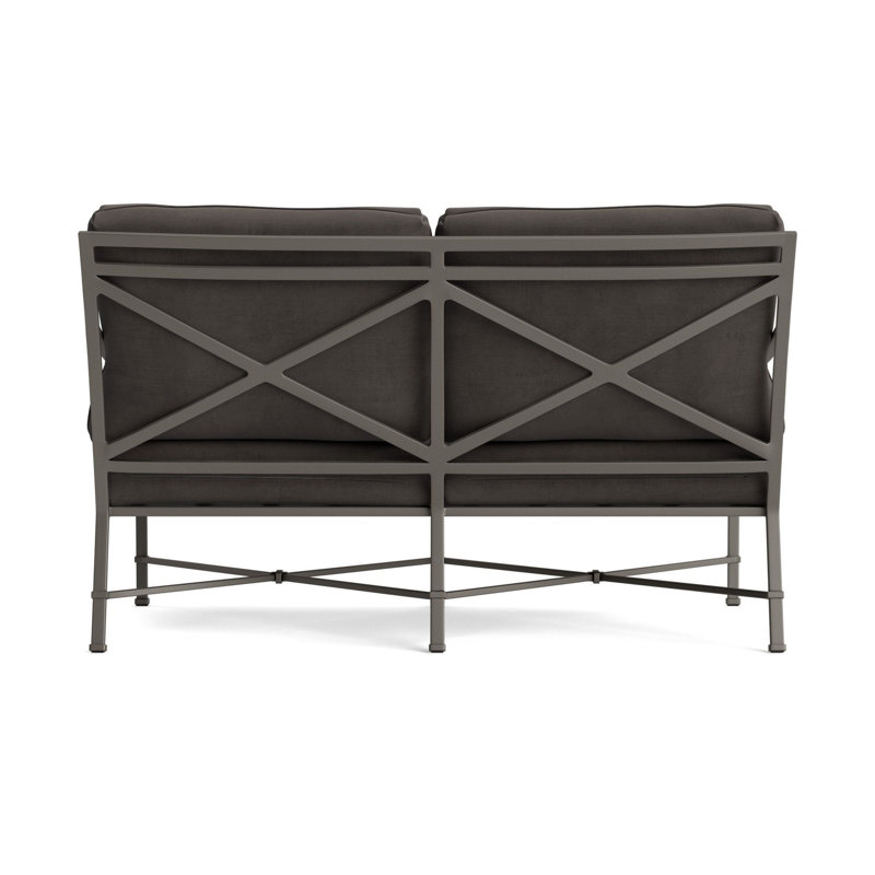 Venetian Outdoor 2 - Seat Loveseat, Fusion Charcoal, Mica